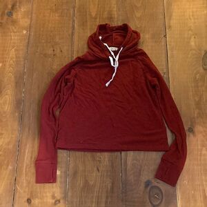 Red hoodie - lightweight- soo soft!
